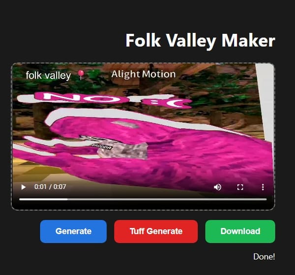 folk valley maker