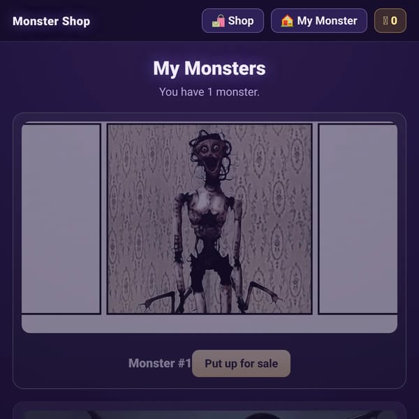 my monster shop