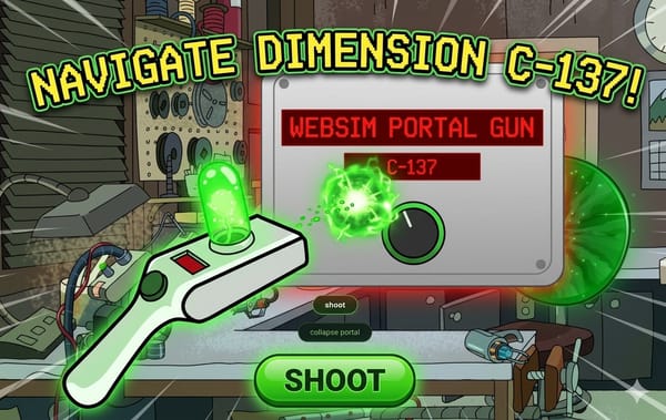 Websim's Portal Gun