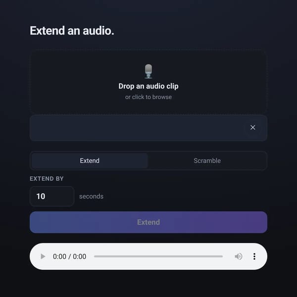 Audio Extender