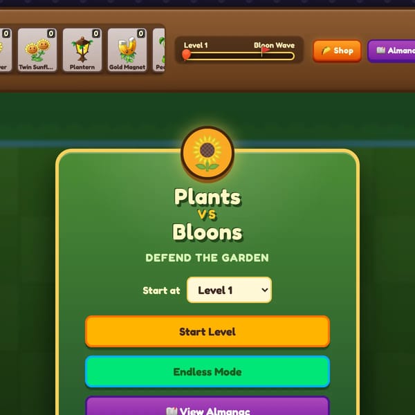 Plants Vs Bloons But Free