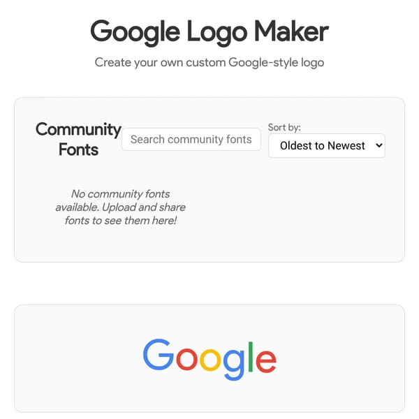 Google Logo Maker