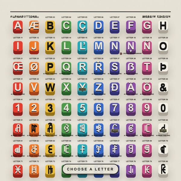 Alphabuttons