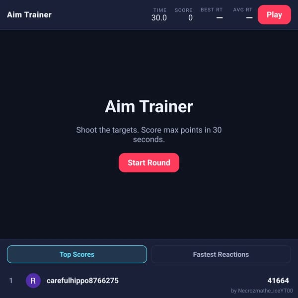 Aim Trainer
