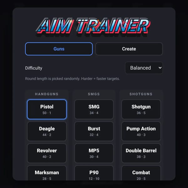 Aim Trainer