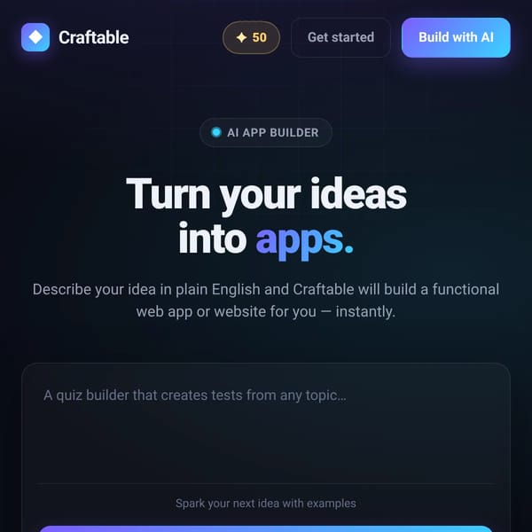 Craftable