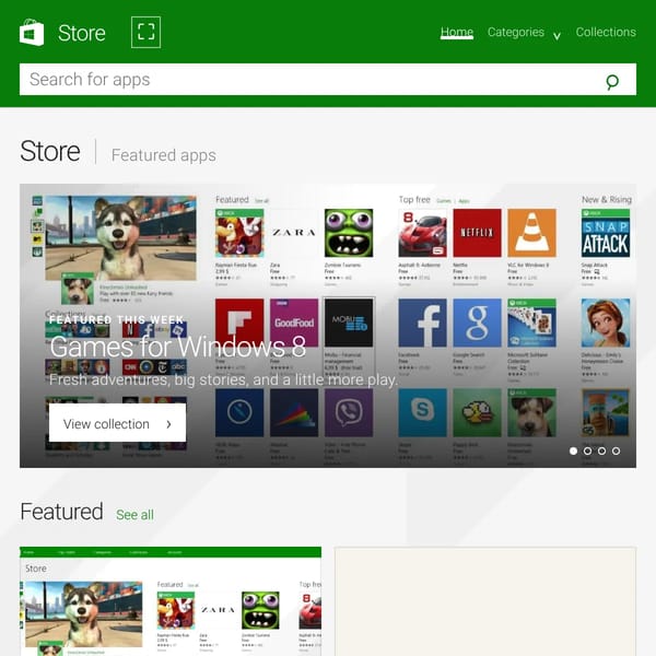 Windows 8 store