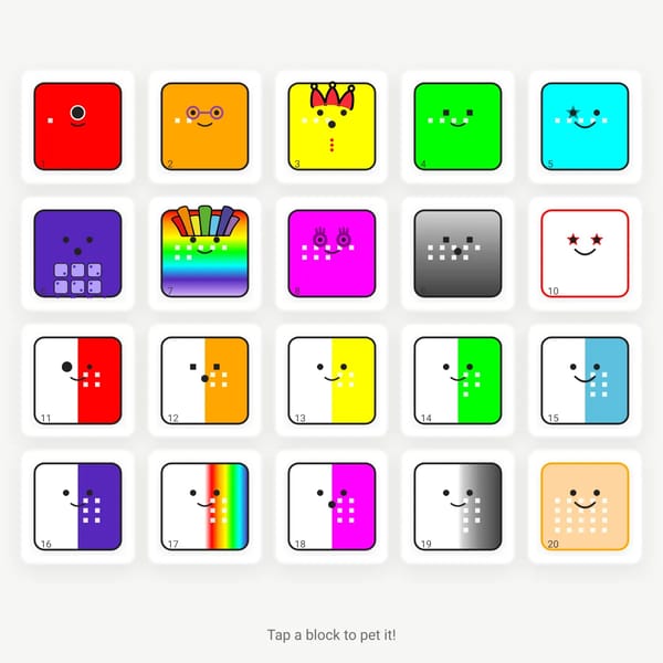 Pet the Numberblocks