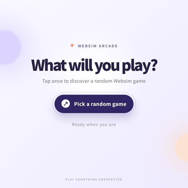 What will you play?