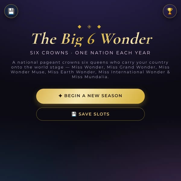 The Big 6 Wonder