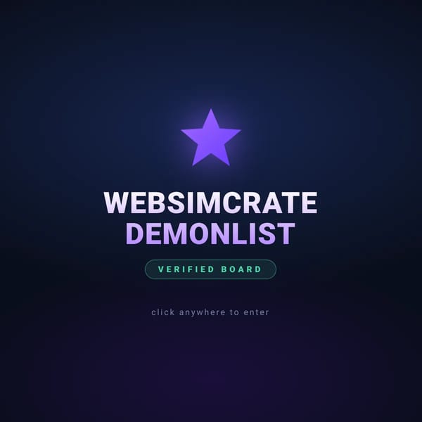 Websimcrate Demonlist