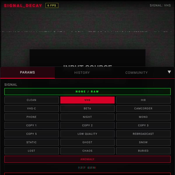 Signal Decay