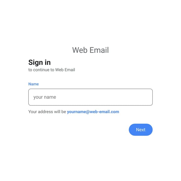Web Email