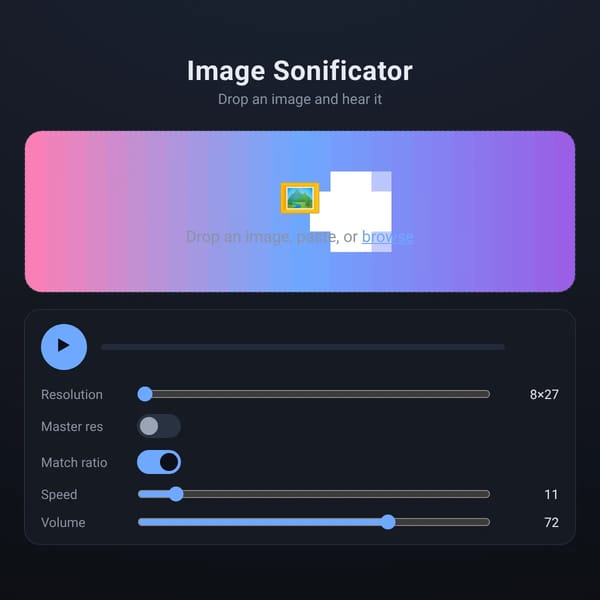 Image Sonificator