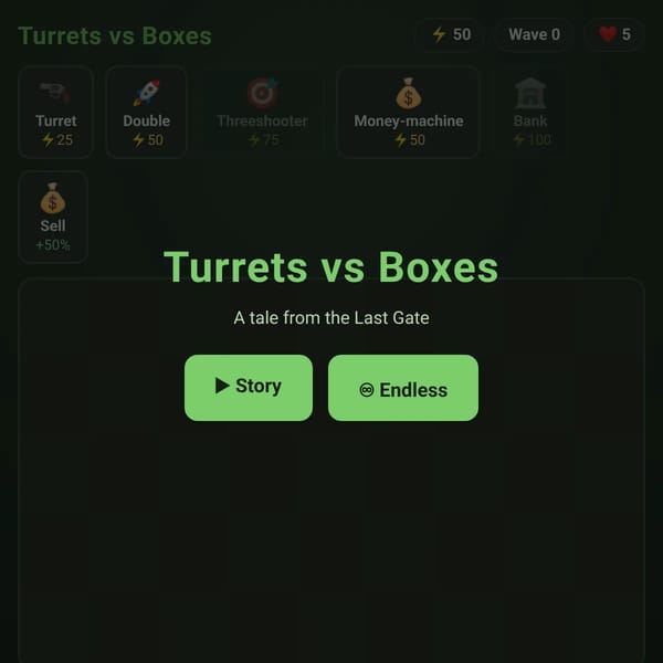 Turrets vs Boxes