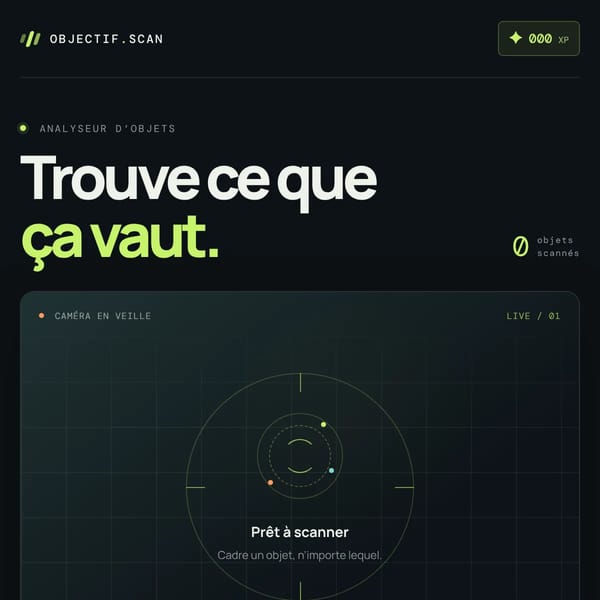 Objectif Scan