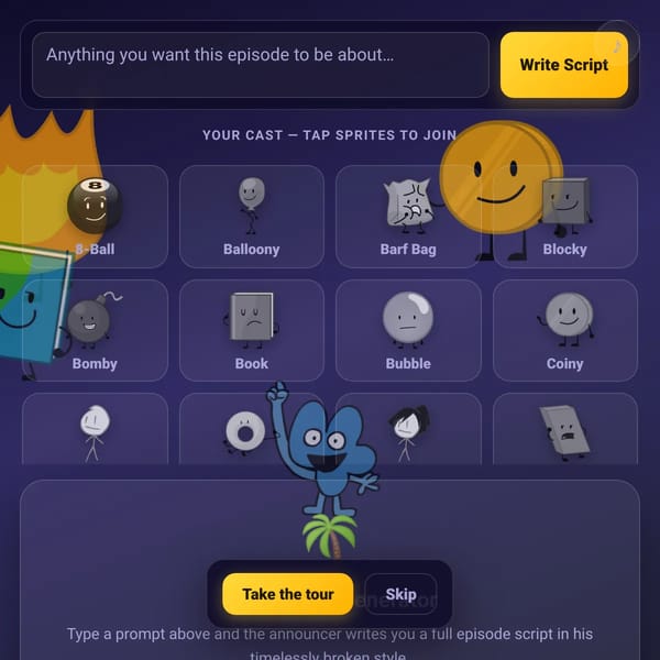 BFDI Script