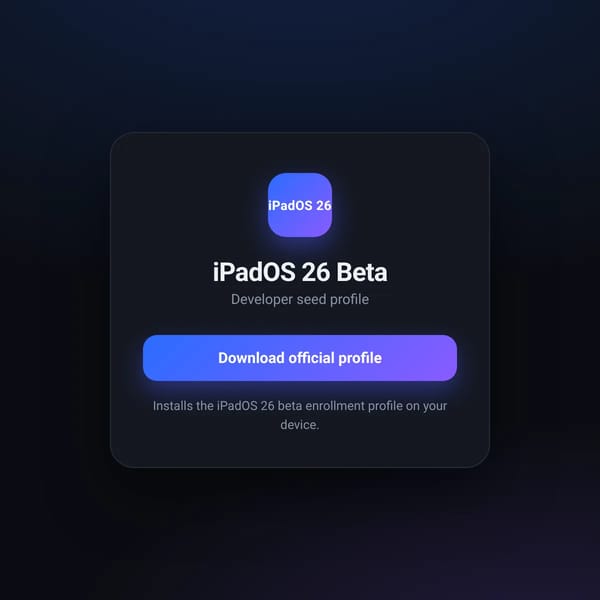 iPadOS 26 Beta
