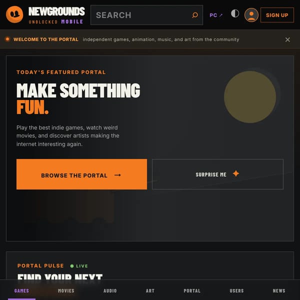 Newgrounds Unblocked MOBILE