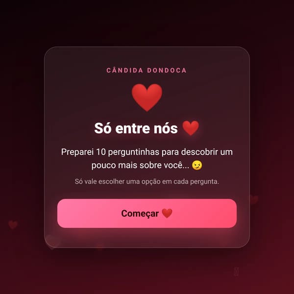 Só entre nós ❤️