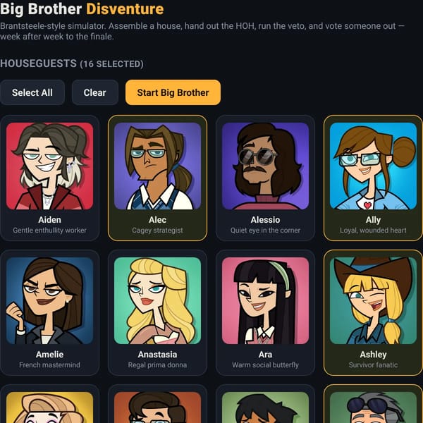 Big Brother: Disventure