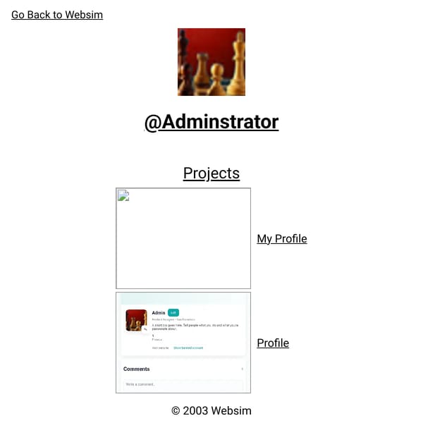 My Profile