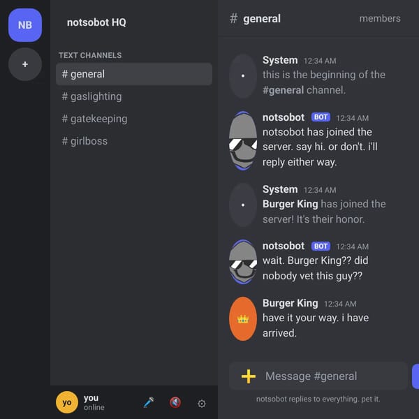 notsobot