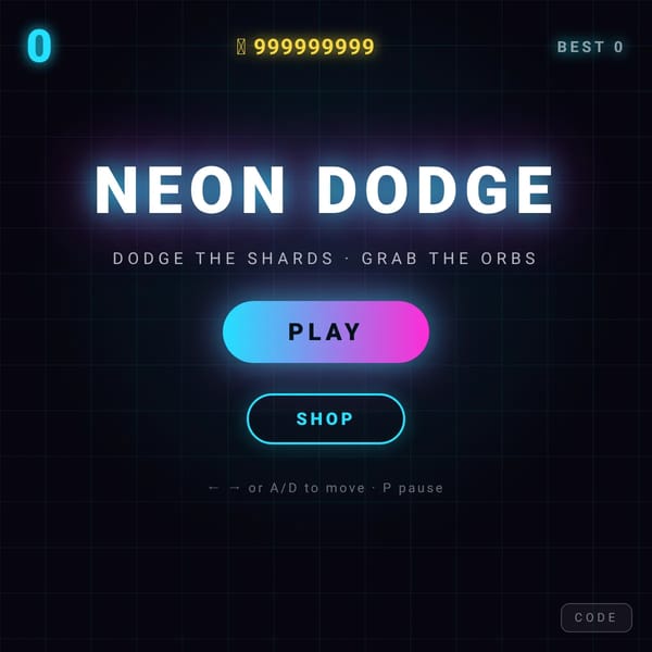 my first game