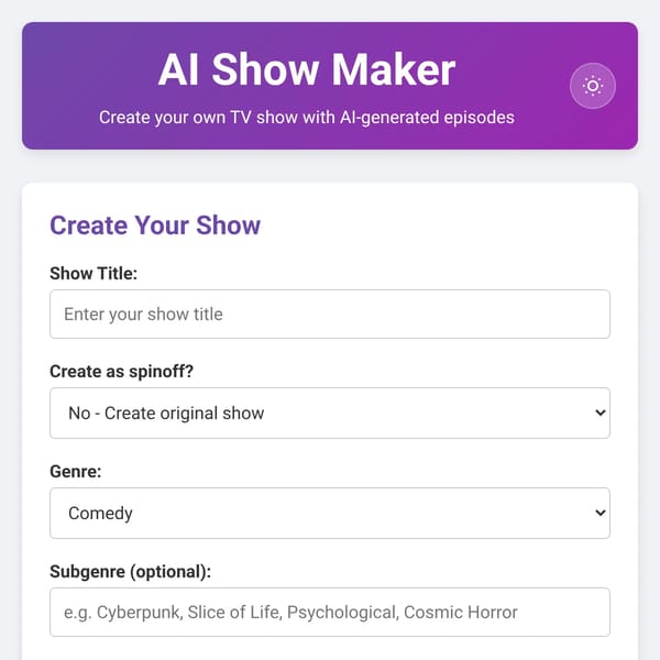 AI Show Maker