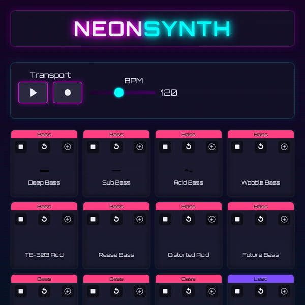 Cyberpunk Synthwave Synth