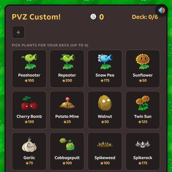 PVZ Custom!
