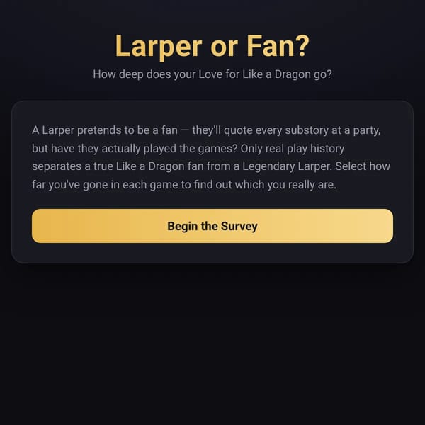 Larper or Fan