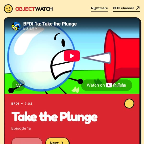 Object show watch