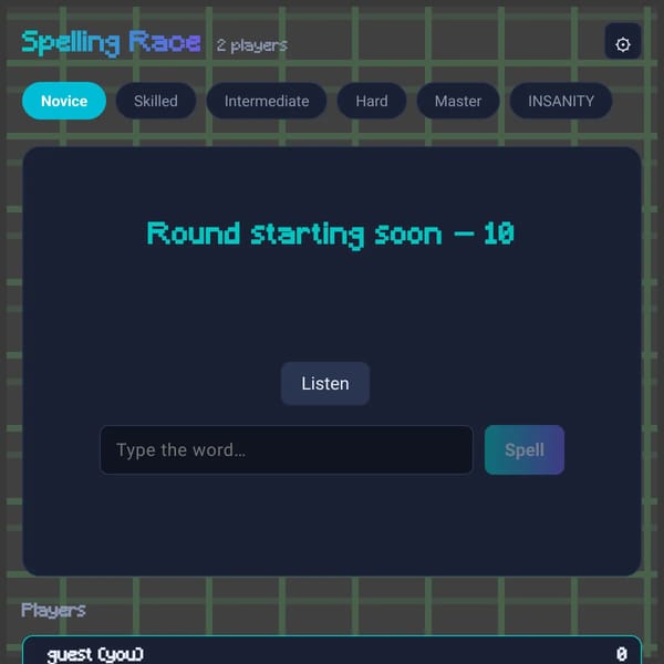 Certain Spelling Bee.