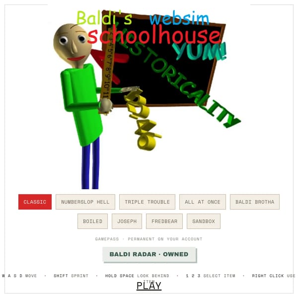 baldis websim basics (release)