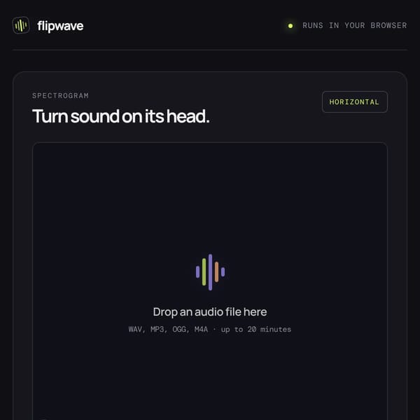 Flipwave | Turn audio upside down