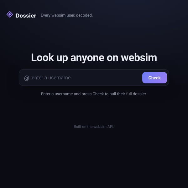 Dossier
