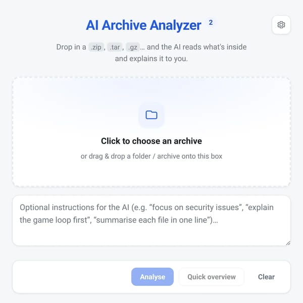 AI Archive Analyzer 2