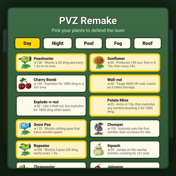 PVZ Remake