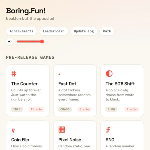 Boring.Fun!