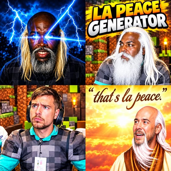 AI La Peace Meme Generator