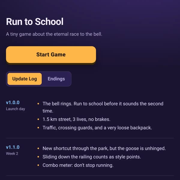 Run to School