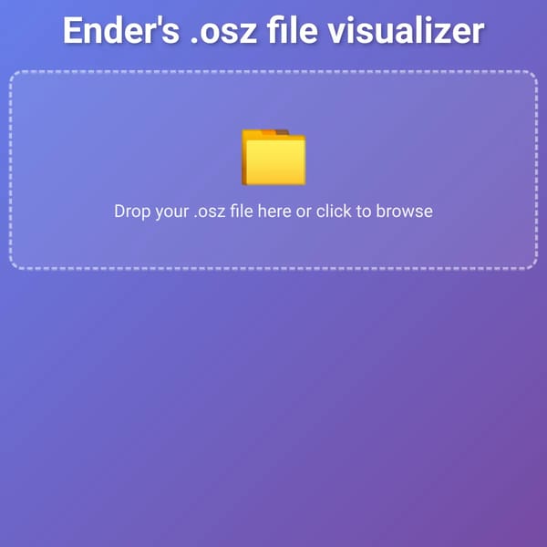 osu! .osz File Player