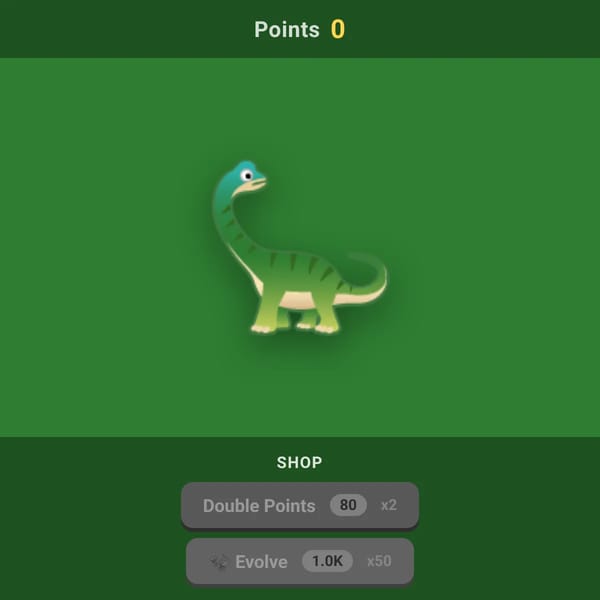 Evolve as a dinosaur.