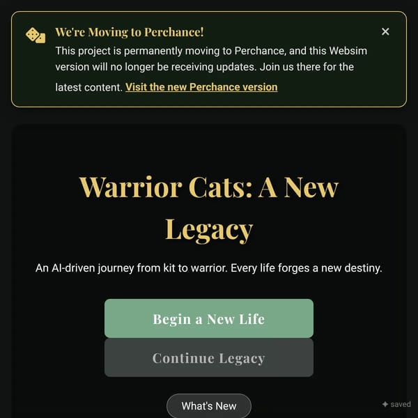 Warrior Cats: A New Legacy