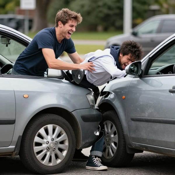 hit pedestrians with your car 3D