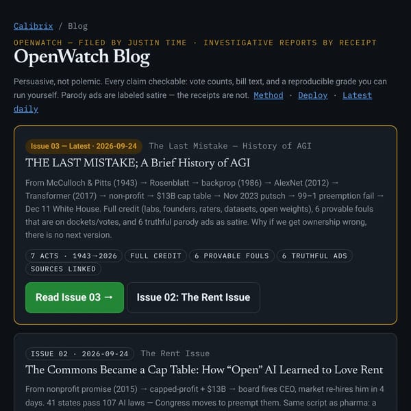 OpenWatch Blog
