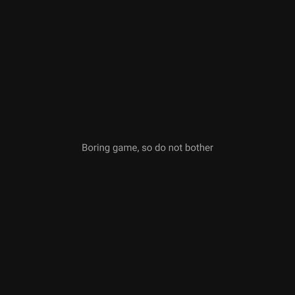 Boring game