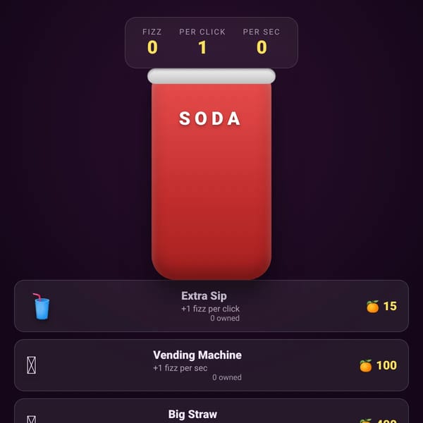 Soda Clicker