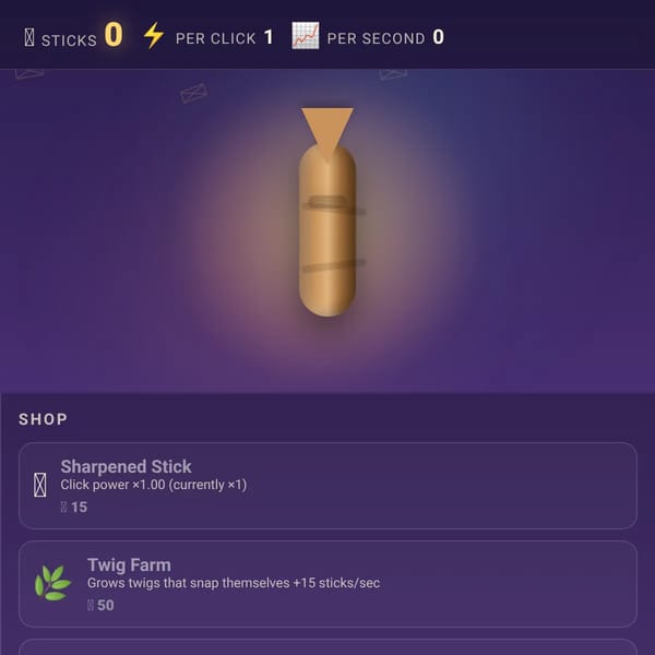Stick Clicker